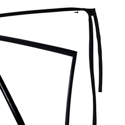 KIT PESTANA PORTA TRASEIRA ESQUERDA FORD EDGE 2009 A 2014