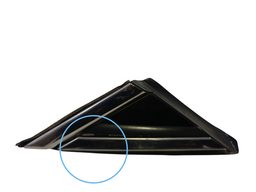 MOLDURA ACABAMENTO RETROVISOR DIREITO FORD FUSION 2013/19