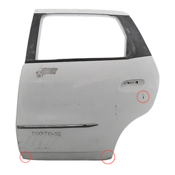Porta Traseira Esquerda Spin 2013 2014 2015/.. S/ Moldura