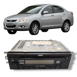 RÁDIO PLAYER MP3 JAC J3 2010 2015 ORIGINAL 