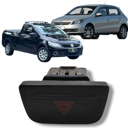 BOTÃO ALERTA VW VOLKSWAGEN GOL VOYAGE SAVEIRO 2008 2012 