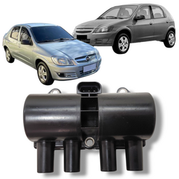 Bobina Ignição Celta Corsa Meriva Montana Prisma1.0 1.4 1.8 