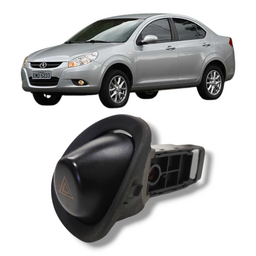 BOTAO ALERTA JAC J3 2010 2015 ORIGINAL