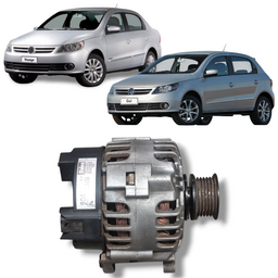 Alternador Gol Voyage Saveiro Polo Fox G5 G6 08/ C/ Ar 90A 