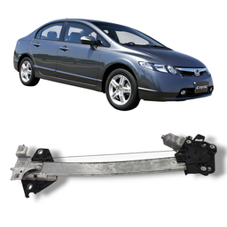 MÁQUINA DE VIDRO PORTA TRASEIRA ESQUERDA CIVIC 2007 A 2011