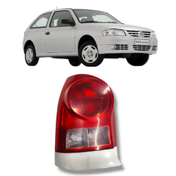 Lanterna Traseira Esquerda Gol G4 Carcaça Vermelha