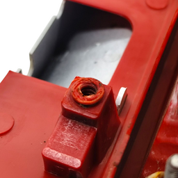 LANTERNA TRASEIRA ESQUERDA GOL G4 CARCAÇA VERMELHA