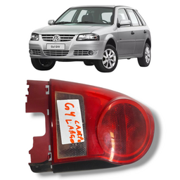 LANTERNA TRASEIRA ESQUERDA GOL G4 CARCAÇA VERMELHA