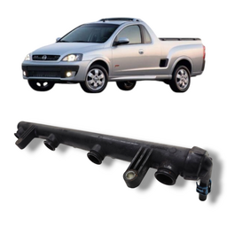 Flauta bico injetor combustível GM Chevrolet montana 1.4 200