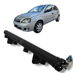 Flauta bico injetor combustível GM Chevrolet corsa 2000 2005