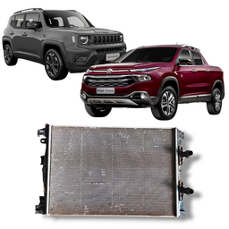 Rafiador arrefecimento JEEP renegade toro 2016 2022