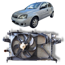 radiador arrefecimento GM Chevrolet Corsa 2004 2010