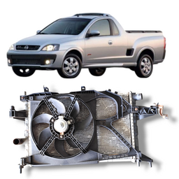 Rafiador arrefecimento GM montana 1.4 2004 2010 original