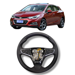 VOLANTE COM COMANDOS CHEVROLET CRUZE 2017 A 2023 ORIGINAL