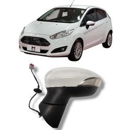 Retrovisor Esquerdo New Fiesta 2013 a 2019 C/ Pisca