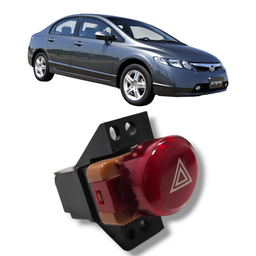 Botão alerta Honda civic 2007 2011