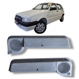 Par Moldura porta dianteira Fiat Uno 2008 2012