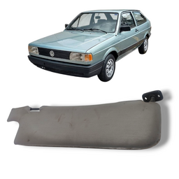 Quebra sol esquerdo VW Volkswagen Gol quadrado detalhe