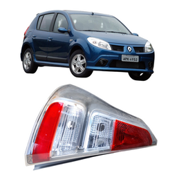 Lanterna Traseira Esquerda Sandero 2012 a 2014 detalhe 