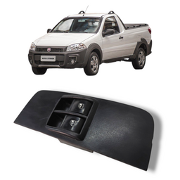 Comando vidro dianteiro esquerdo Fiat strada palio 2008 2013