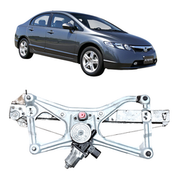 Máquina de Vidro Porta Dianteira Direita Civic 2007 a 2011