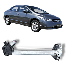 MÁQUINA DE VIDRO PORTA TRASEIRA DIREITA CIVIC 2007 A 2011