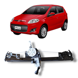 Máquina Vidro Porta Dianteira direita Palio Attrat 2012 20