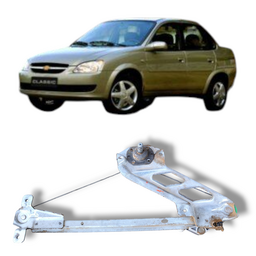 Máquina de Vidro Porta T Esq Corsa Classic Hatch 96 a 16 Man