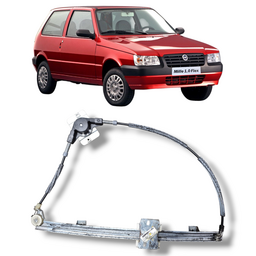 Máquina de Vidro Porta Dianteira Esq Uno Fiorino 88 a 13 Man