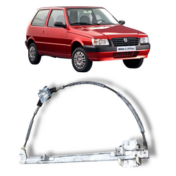 Máquina de Vidro Porta Dianteira Dir Uno Fiorino 88 a 13 Man