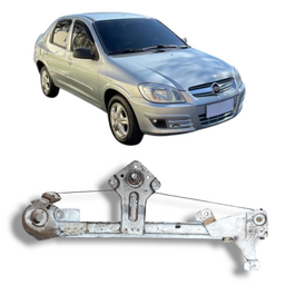 Máquina de Vidro Porta Traseira Esq Celta Prisma 07 a 13 Elé