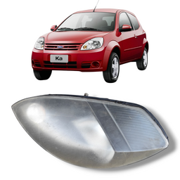 Farol Esquerdo Ka 2008 a 2013 amarelado 