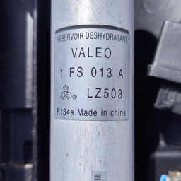 RADIADOR CONDENSADOR COMPLETO PEUGEOT 207 2007 A 2014 VALEO