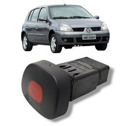 Botão alerta Renault clio 2002 a 2008 original