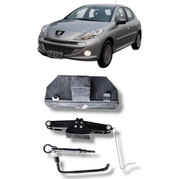 Kit macaco chave de roda Peugeot 207 2009 2014 original