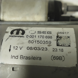 MOTOR PARTIDA FIAT TORO COMPASS RENEGADE 1.3 TURBO ORIGINAL 