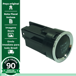 BOTÃO START STOP TOYOTA RAV4 HILUX YARIS SW4 ORIGINAL 