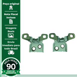 PAR DOBRADIÇA PORTA DIREITA RENAULT SANDERO LOGAN 2015 2023