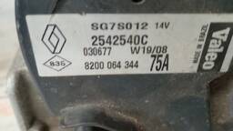 ALTERNADOR CLIO 11/ SANDERO LOGAN MARCH VERSA 1.0 16V 8/17