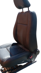 BANCO DIANTEIRO ESQUERDO FOX CROSSFOX 2004/.. COURO  