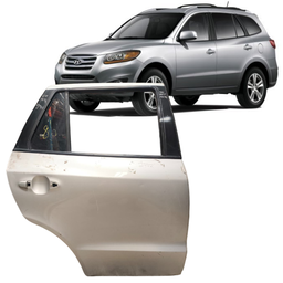 Porta Traseira Direita Santa Fe 2006 2007 a 2012 2013 Prata