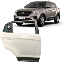 PORTA TRASEIRA DIREITA CRETA 2017 2018 2019 2020 2021 BRANCO