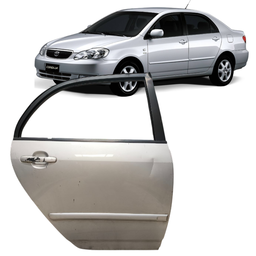 Porta Traseira Direita Corolla 2003 a 2008 Prata C/ Detalhe