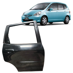PORTA TRASEIRA DIREITA FIT 2003 2004 2005 A 2007 2008 PRETO