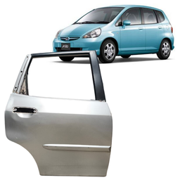 PORTA TRASEIRA DIREITA FIT 2003 2004 2005 A 2007 2008 PRATA