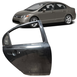 PORTA TRASEIRA DIREITA CIVIC 2007 2008 2009 2010 2011 PRETO