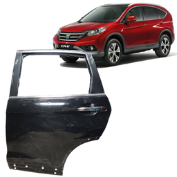 Porta Traseira Esquerda CRV 2012 2013 2014 a 2016 2017 Preto