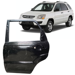 Porta Traseira Esquerda Sportage 2006 2007 a 2009 2010 Preto