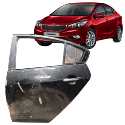 Porta Traseira Esquerda Cerato 2014 a 2019 Preto Recuperado