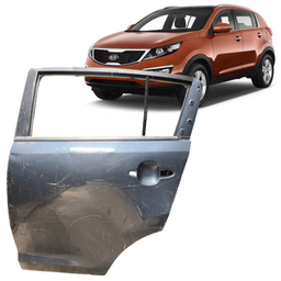 Porta Traseira Esquerda Sportage 2011 a 16 Cinza C/ Detalhe